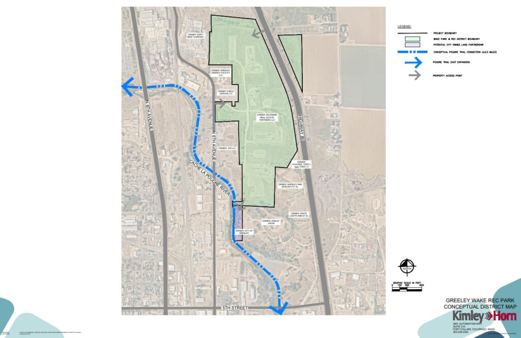 Wake Park and Recreation District map